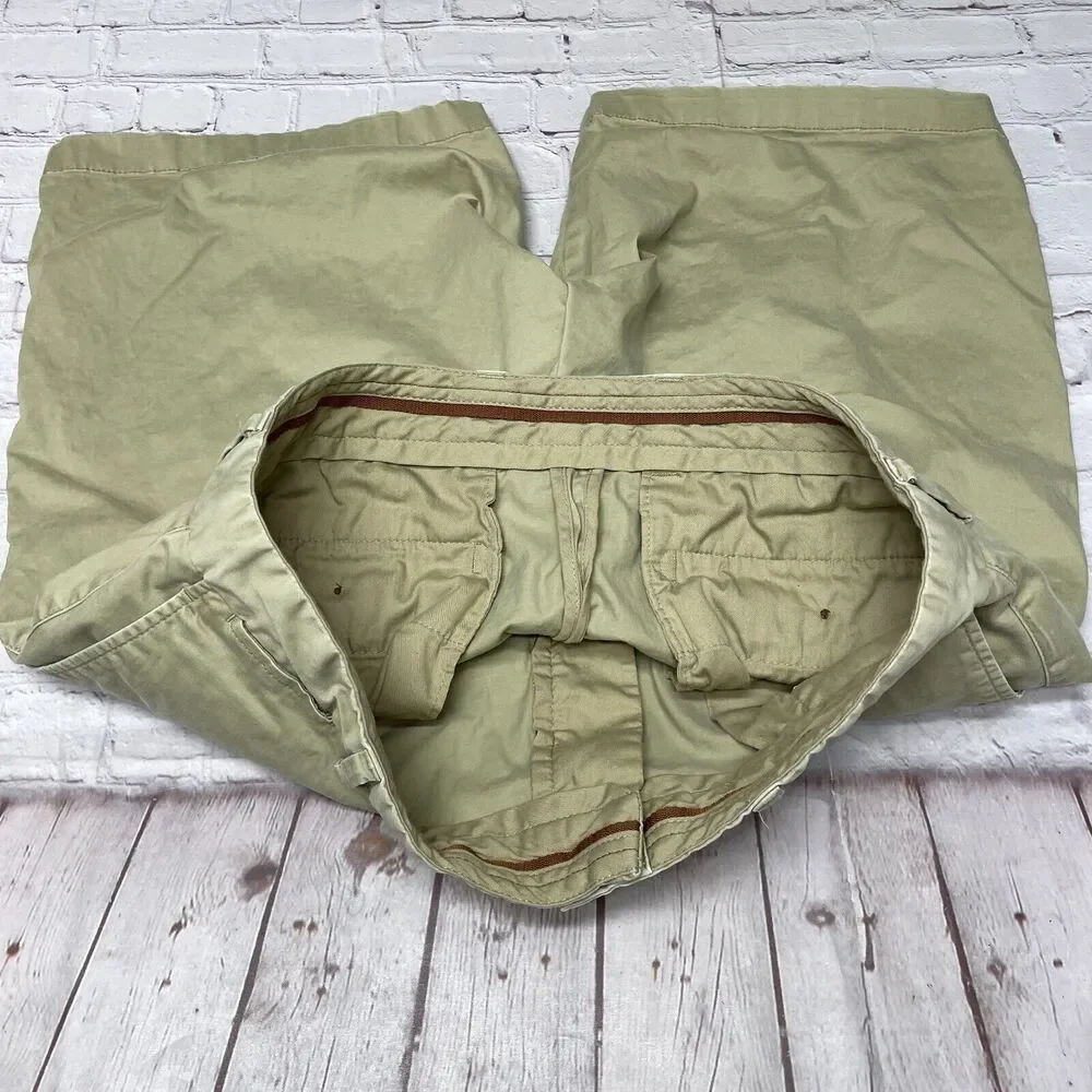 Tommy Bahama Men Flat Front Chino Shorts Size 36 Cotton Blend Beige M251 -3